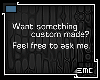 [customz requests.]