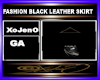 FASHION BLACK LEATHER SK