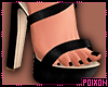 ** Heels Black Liston