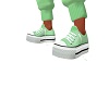 pastel green shoes