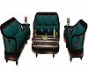 Emerald Cozy Couch Set