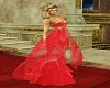 gala dress red