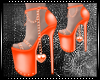 V| Orange Heart Heels