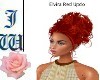 JW Elvira Red Updo