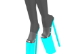 Aqua Glow Heels
