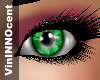 large green eyes