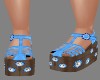 !R! Boho Sandal Lit Blue