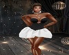 Cocktail White Blk Dress