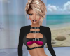 Fuchsia Buckle Top LG