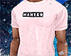 T-shirt Wanted Pink