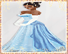 Tiana's blue gown