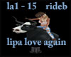 lipa love again + bull