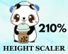 Height Scaler 210%