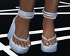 M| White Sandals
