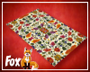 Fox~ Floral Rug Colorful