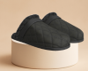 Fur Slippers Black F