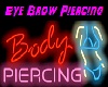 Brow Piercing L Gold 3Rg