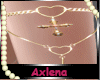 Gold Arm Chains & Cross