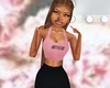 Pink Bratty Attire Tank
