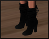 M Black Suede Boots ~