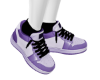 purple shoes