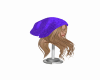 {B}PurplShinnyHat+Hair-F