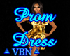 Prom dress gold
