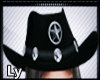 *LY* Black Cowgirl Hat