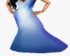 blue long dress