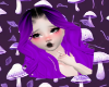 Mushroom ~ Dark purple