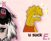 e. u suck - L !!