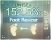 E~ Foot Scaler 152.5%