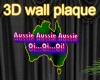 Aussie 3D Wall Plaque