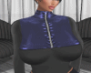 Blouse blue&black