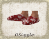 Red Snowflake Slippers