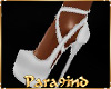 P9)"EVA"white Heels
