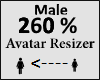 Avatar scaler 260% Male