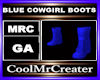 BLUE COWGIRL BOOTS