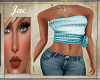*J *TUBE KNIT ICY TEAL