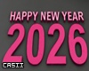 2026 Pink Sign
