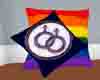 Gay Pride Pillow Set
