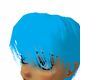 blauw haar