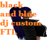 black and blue dj