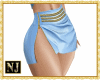NJ] Leather Blue Skirt