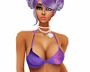 purple silk bikini top