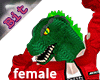 Godzilla female head