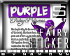 [S] FP Sticker Purple