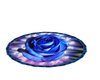 tapis rose bleue