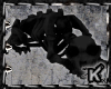 |K| Black Skeleton Dog M