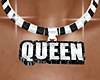 BLK N SLR QUEEN CHAIN